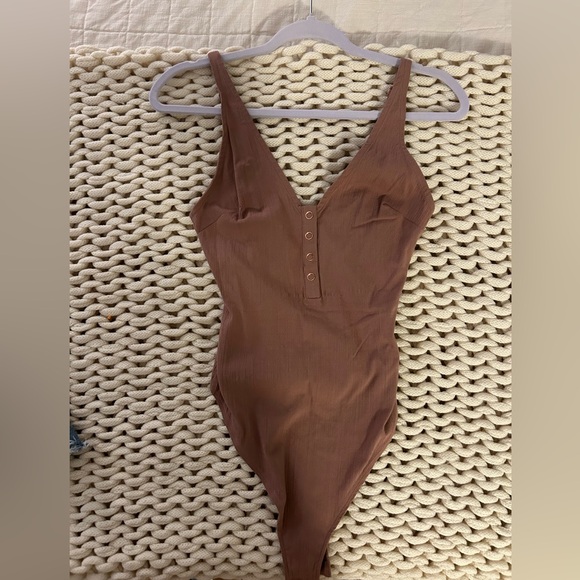 Free People Dark Rose Larissa Intimacy Bodysuit - Picture 1 of 3